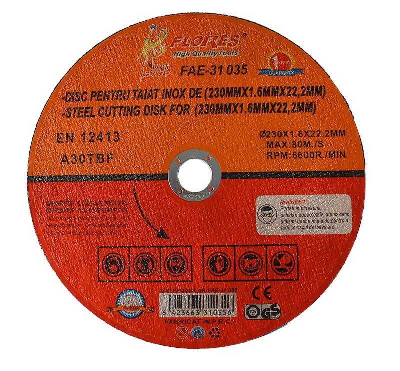 Disc Pentru Taiat Inox De (125mmx1mmx22.2mm)
