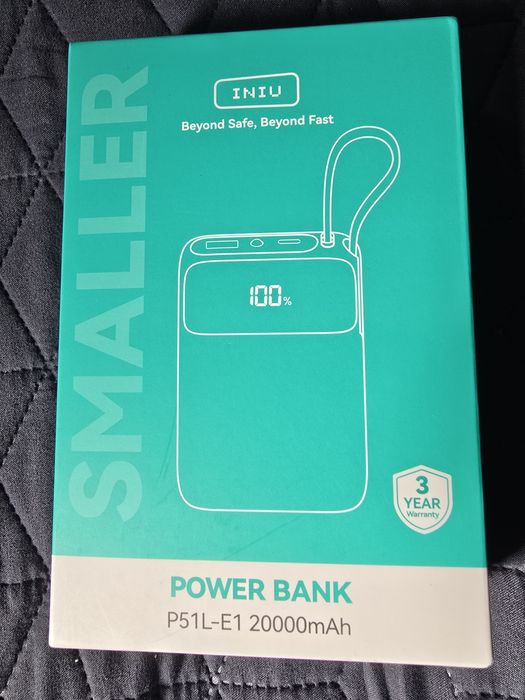 Baterie acumulator externa INIU  20.000 mAh sigilata