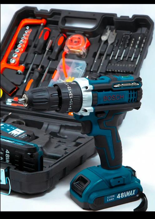 Ударний шрупавёр - дрел. Комплект 54