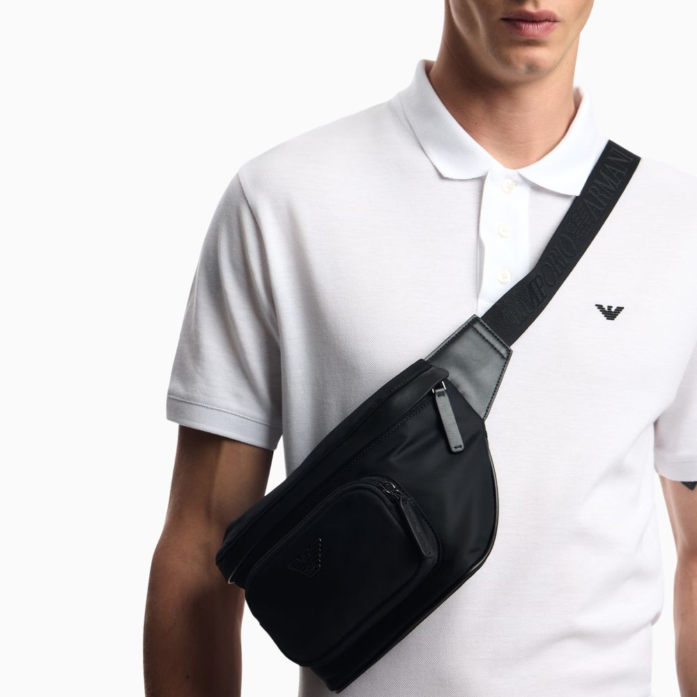 Оригинална мъжка чанта за кръст Emporio Armani