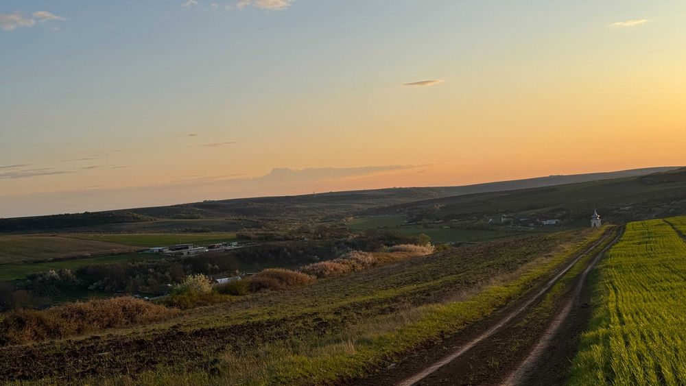 Teren de vânzare în Stanciova, județul Timiș – poziție panoramică