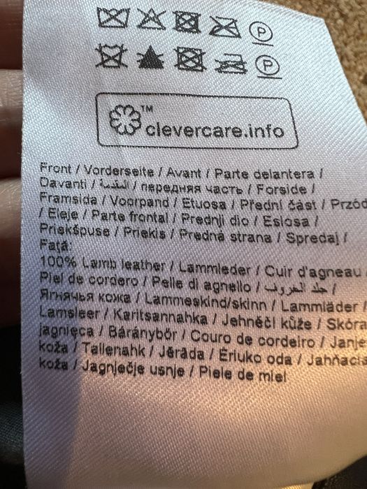 Pantaloni  colanti/ piele naturala strech S
