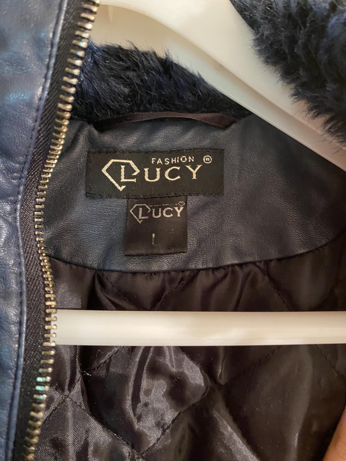 Дамски син елек Lucy