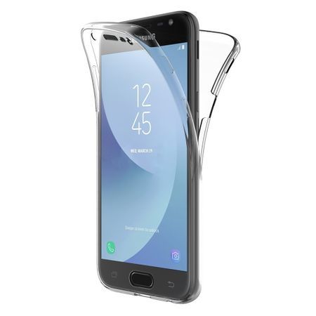 Husa Full TPU 360° (fata + spate) Samsung Galaxy J3 2017, Transparent