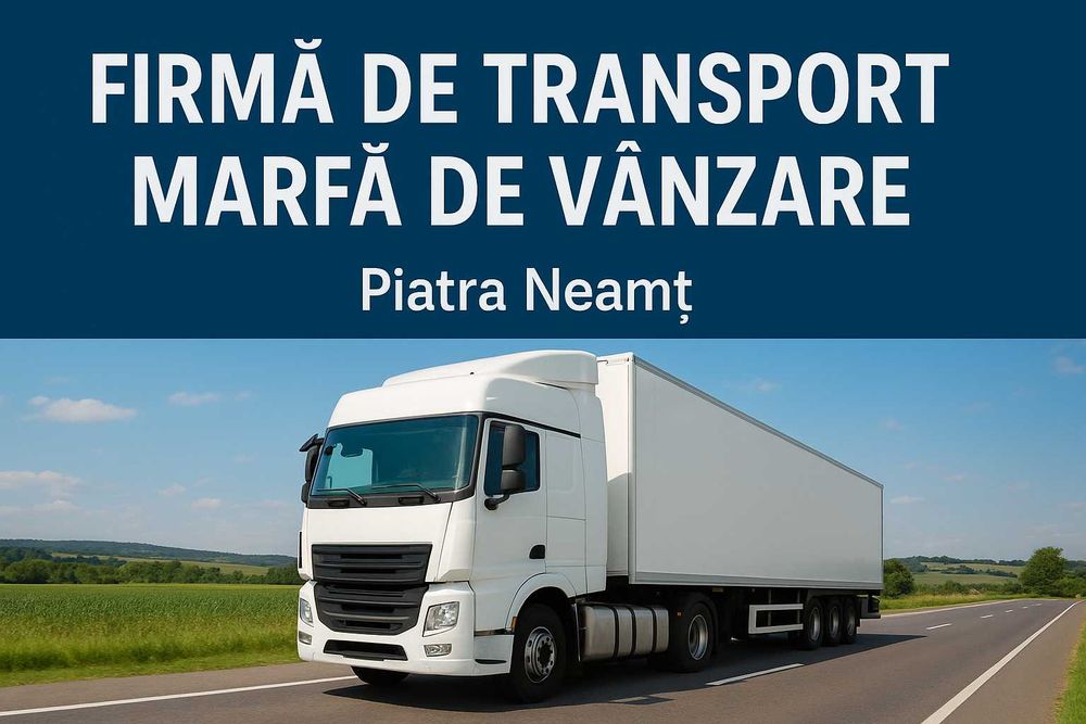Vand firma de transport  marfuri  / S.R.L. (platitoare de TVA)