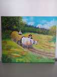 Tablou pictat manual