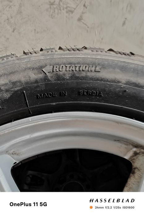 Алуминиеви джанти с със зимни гуми 205/55/16