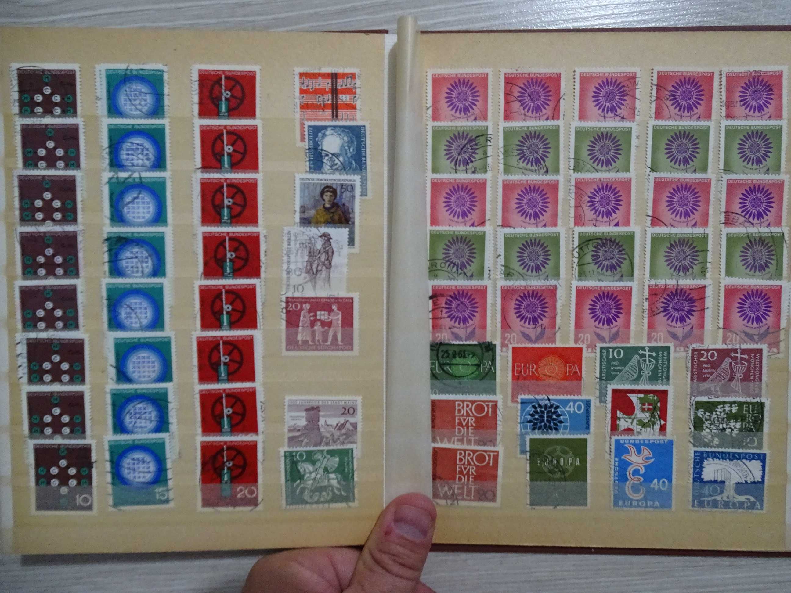 Germania , Clasor cu timbre stampilate (Lot 266)