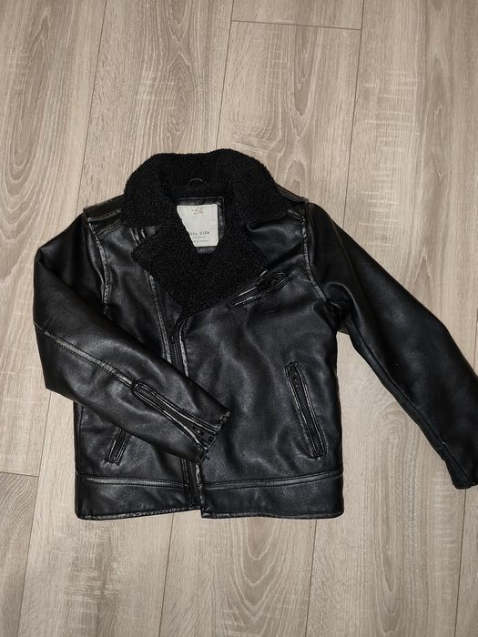 Зимно кожено яке на Zara