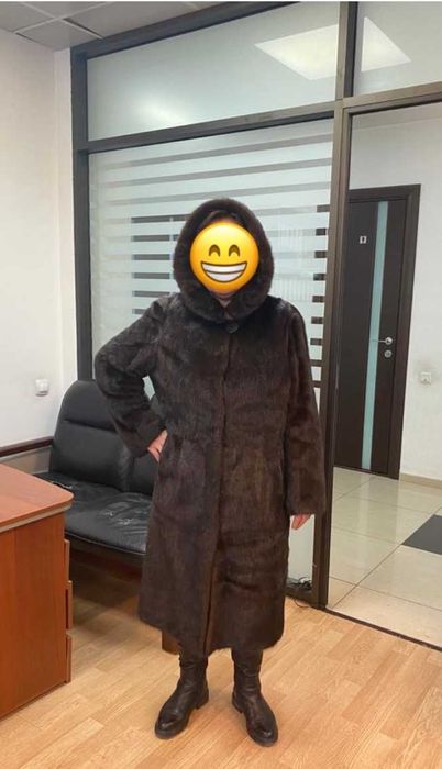 Норковая красивая шуба