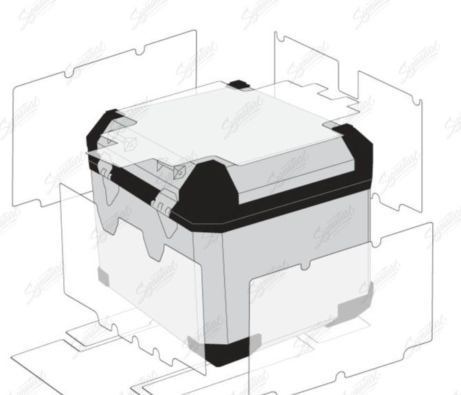 Kit folie protectie cutii aluminiu Bmw GS 1250, GS 1200