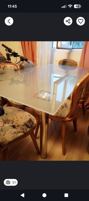 Vanda masa mare din sticla