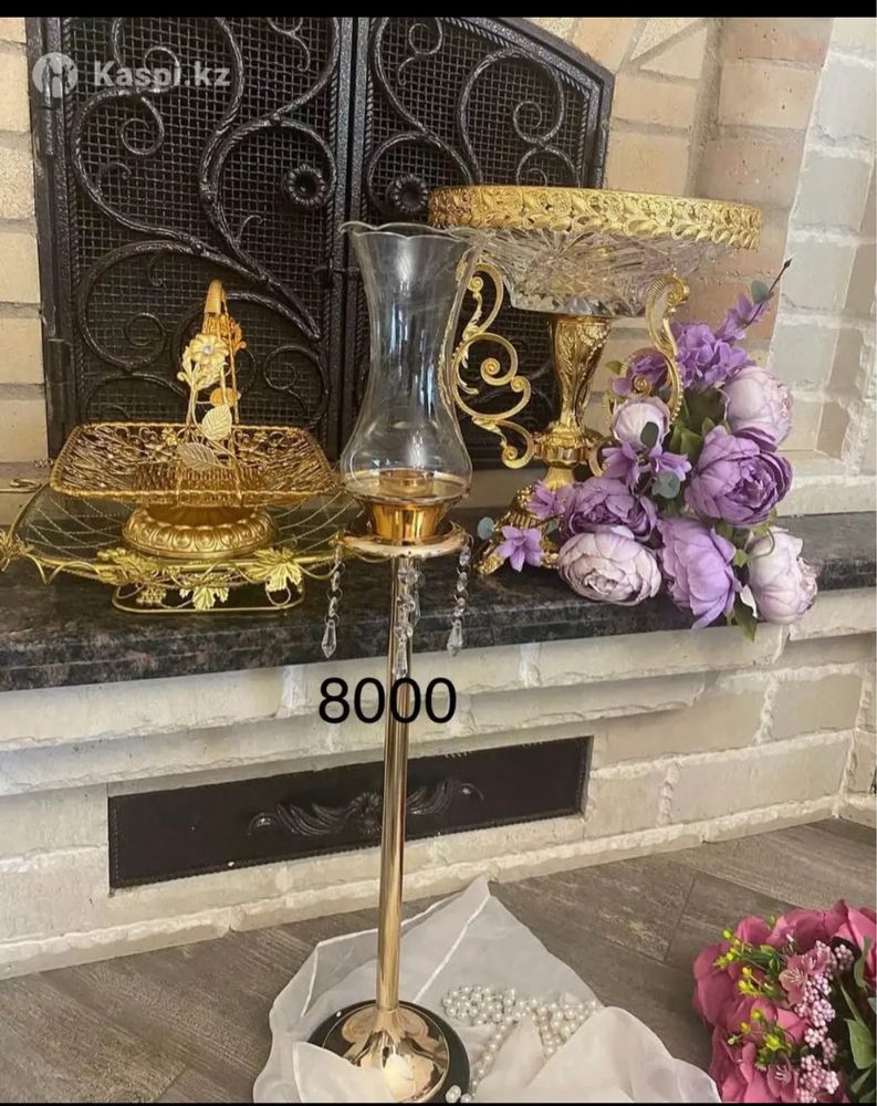 Вазы на стол подсвечник