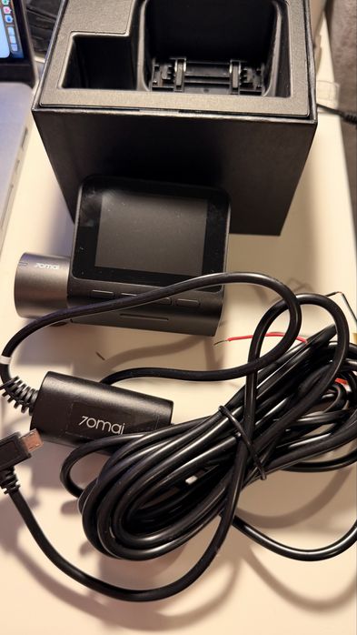 Camera auto 70mai Smart Dash Cam Pro + kit alimentare permanent 70mai