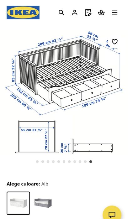 Divan Ikea Hemnes