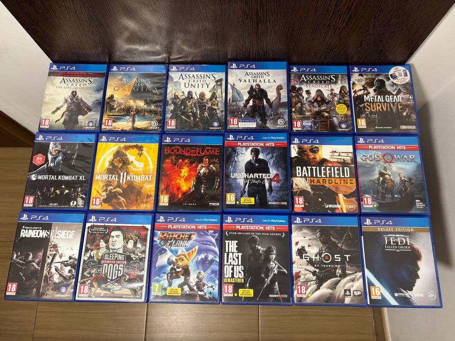 Mortal Kombat Ghost of Tsushima Assassin s Creed PS4 PlayStation 4 PS5