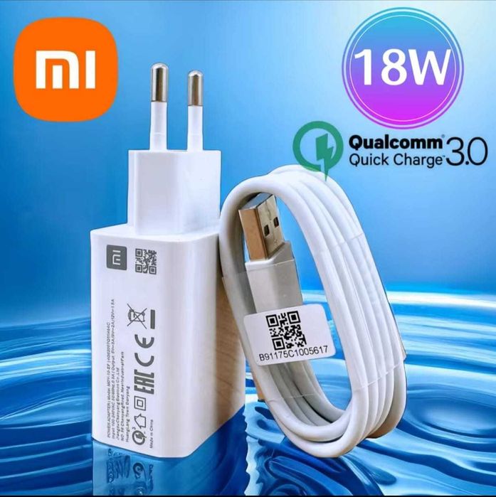 Incarcator+cablu type-C Xiaomi 18w nou super charge original