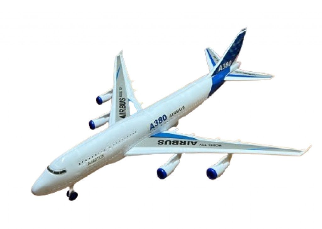 Механичен самолет AIRBUS A380 с музика и светлини