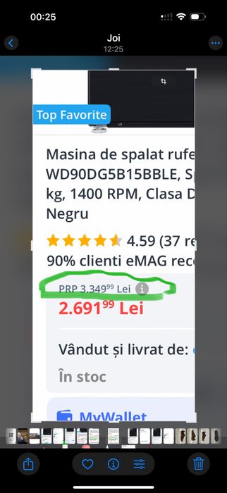 Masina spalat noua , nefolosita, cu uscator, AI, wifi, garantie , etc