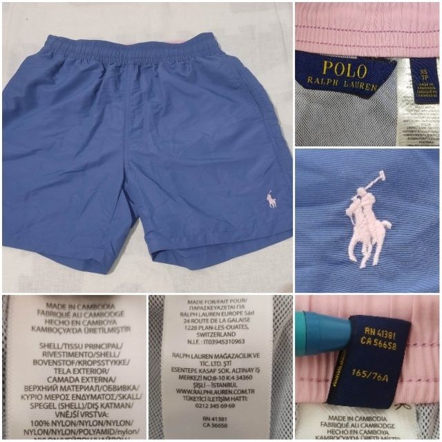 Pantaloni Polo Ralph Lauren mărimea XS 100% poliester vara apa baie
