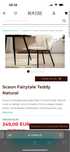 Scaun dining Rovere boucle
