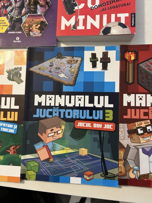 Cărți copii fornite minecraft fotbal