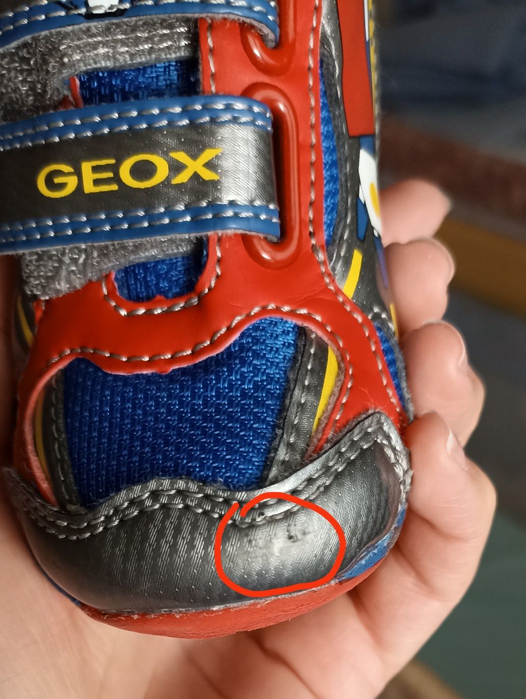 Бебешки светещи маратонки Геокс/Geox