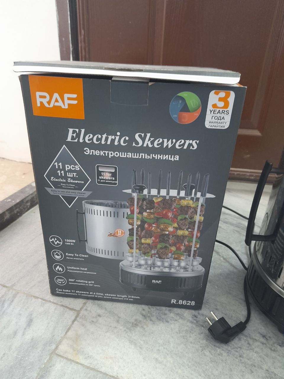 Shashlik elektroini yangi ishlatilmagan