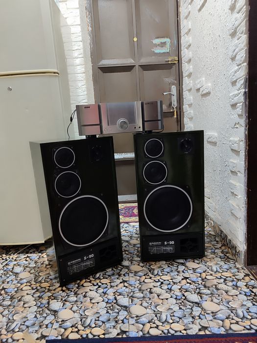 Продается калонки S90 +усилитель