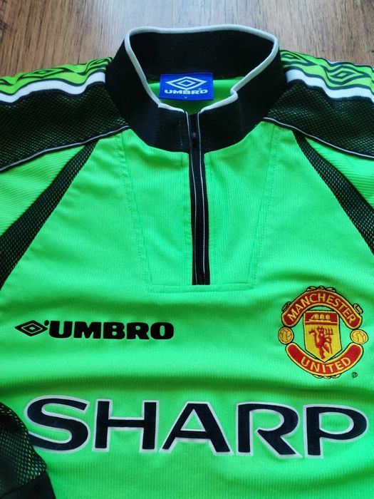 UMBRO Manchester United 1998-99 Retro Goalkeeper-футболна ретро  М-Л