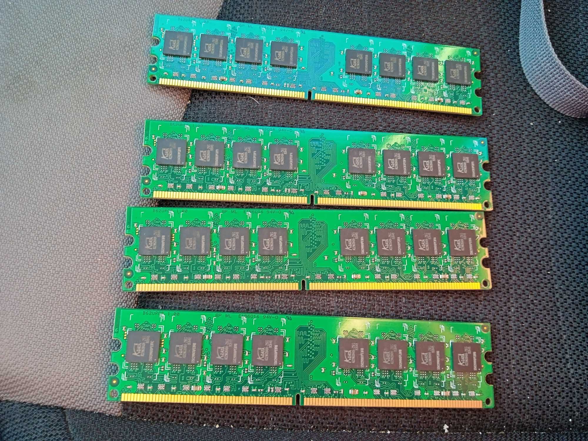 2 бр Рам памет Аdata 1Gb DDR2 800Mhz  1ГБ ДДР2 настолен компютър