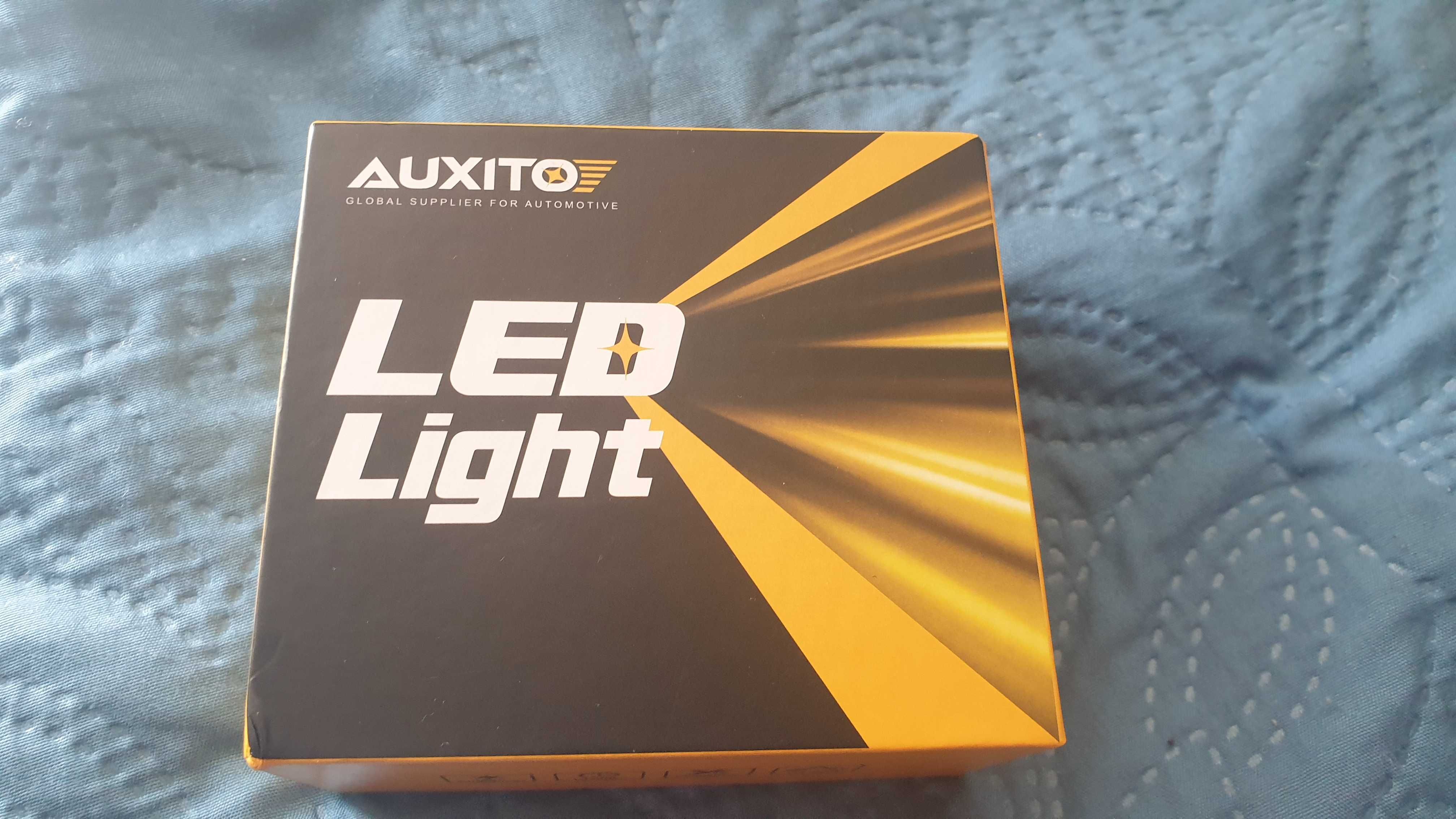 LED Крушки AUXITO 2 бр. H7 с вентилатор, 20000LM с вентилатор, Turbo