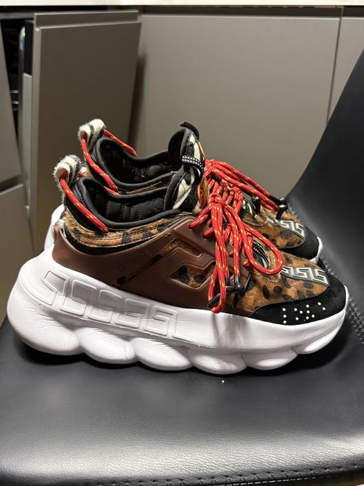 Versace chain reaction leopard
