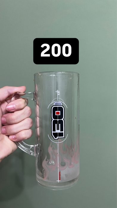 Продам стеклянную кружку за 200 тенге