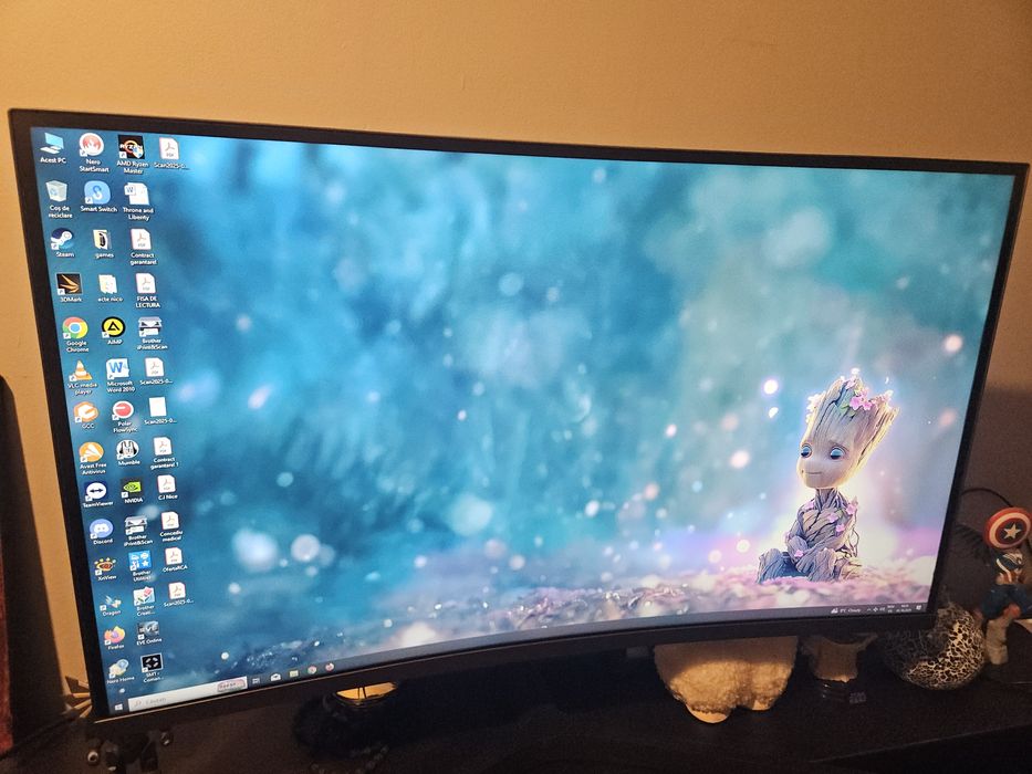 Monitor LED VA  Samsung Odyssey 27", Curbat, WQHD