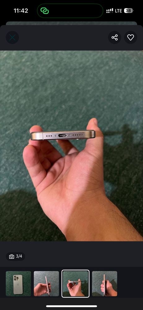 iPhone 15 pro ideal holatda