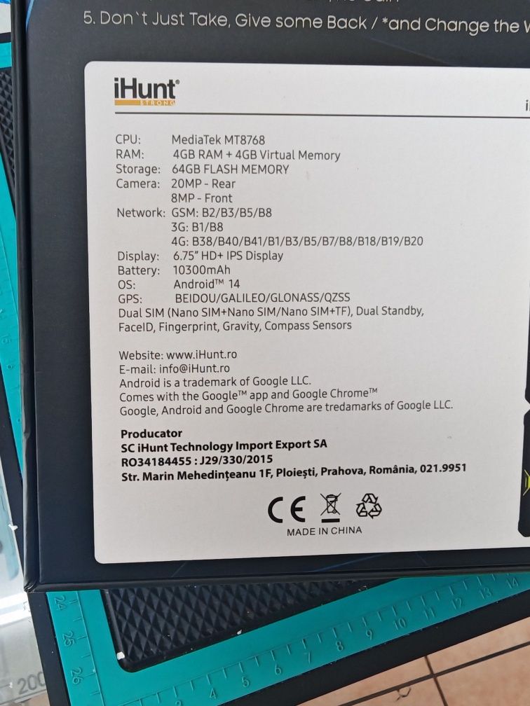 Ihunt Titan P10000 Pro, 4/64 GB, Nou, Garanție