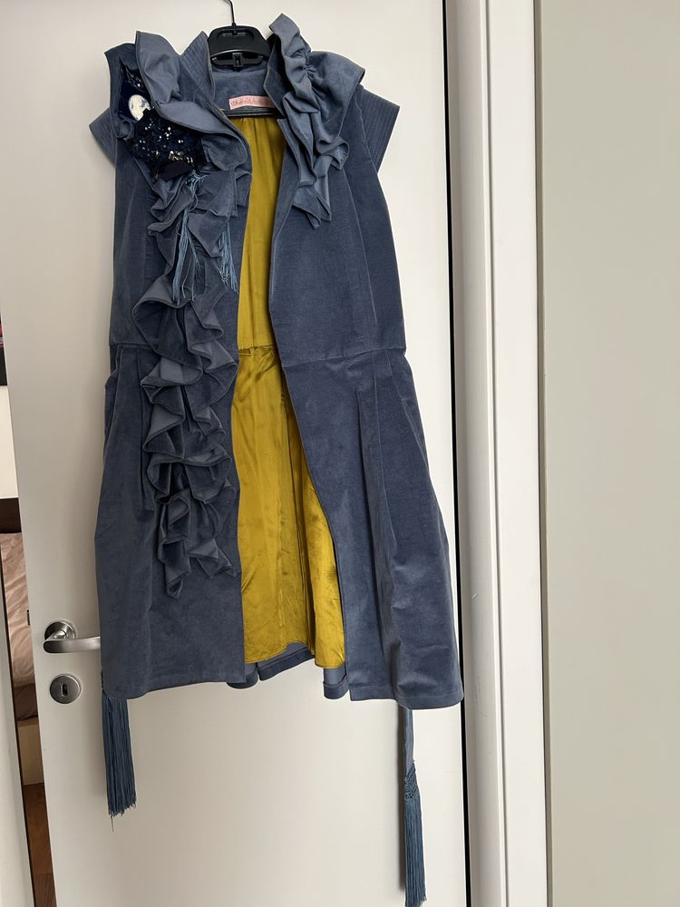 Vesta lunga primavara-toamna designer
