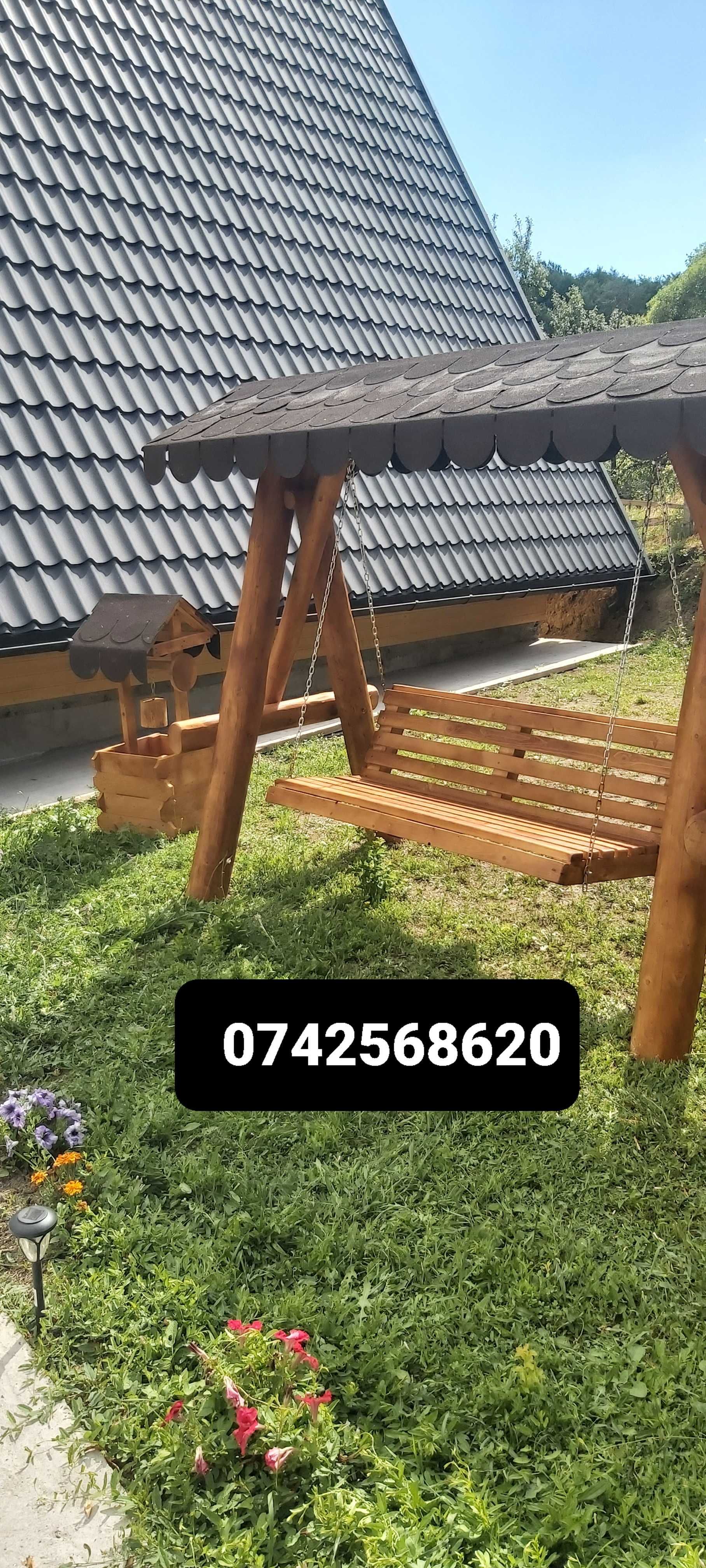 Vand leagane rustice de gradina la super preț