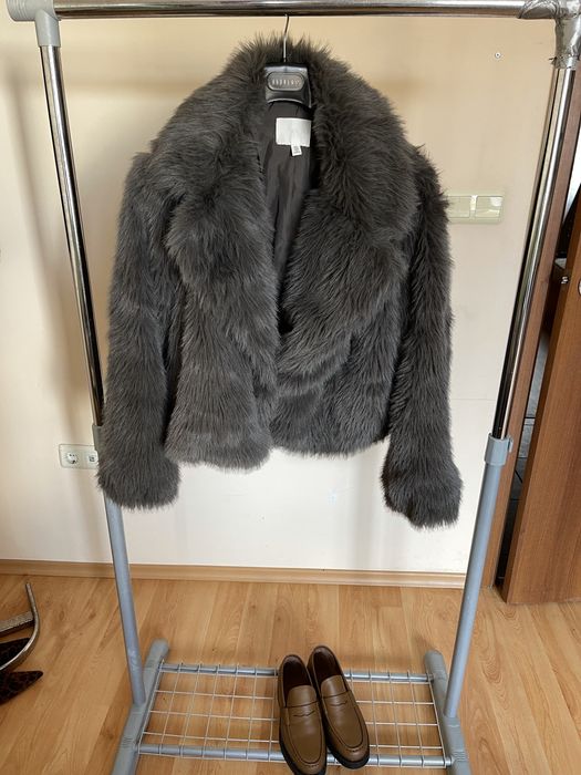 Палто еко косъм H&M