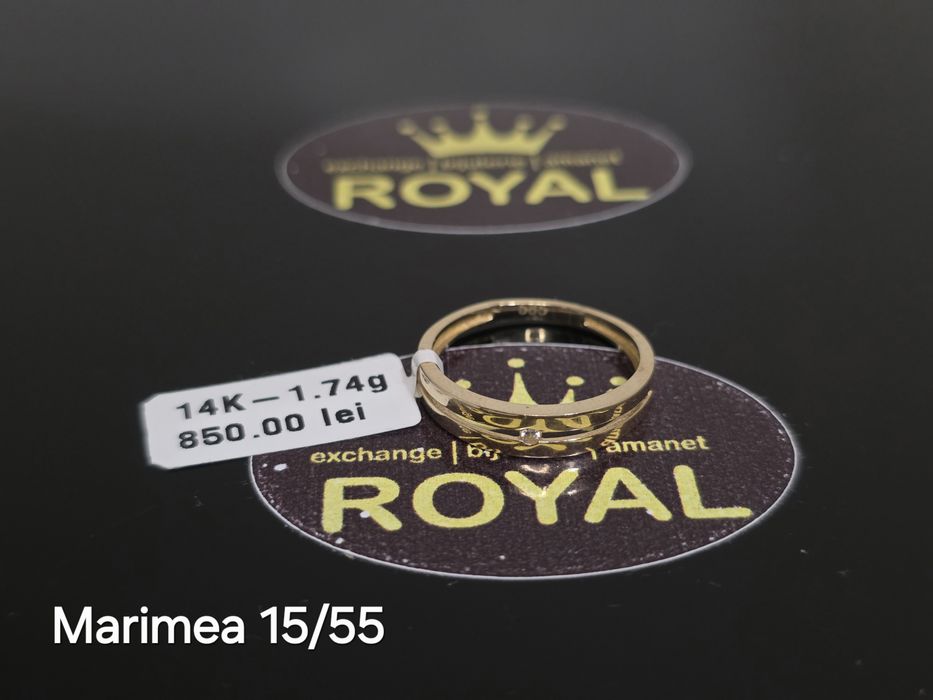 Bijuteria Royal: Inel aur 14k/1.74 gr