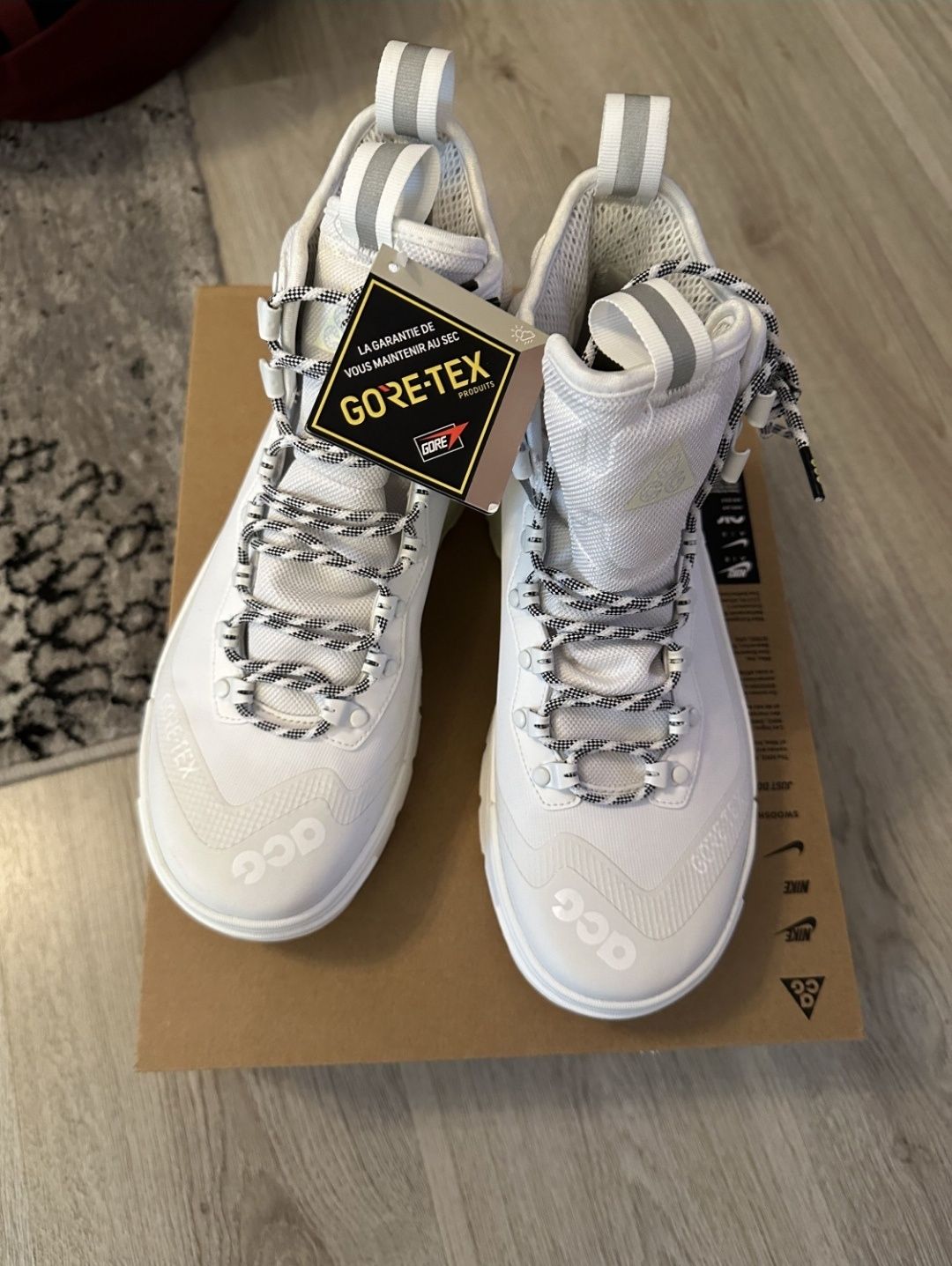 Обувки Боти Nike ACG Air Zoom Gaiadome GORE-TEX Summit White Stiefel
