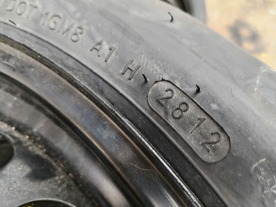 Roată Rezervă Slim Subțire 125 70 R19 Audi A4 B8 și B8.5  Audi A5