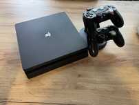 PS4 Slim, 500GB, 2 controllere + dock de incarcare