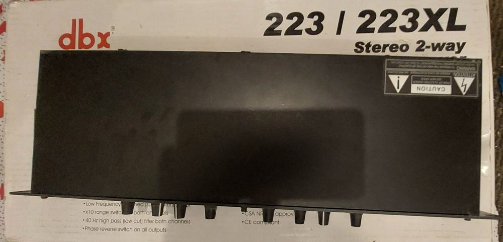 2 Crossovere  active Dbx 223XL
