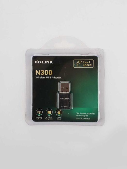 Wi-Fi адаптер 300Mb/s Lb-Link для ноутбука и стационарного компьютера
