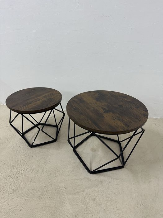 Комплект от 2 масички за кафе VASAGLE