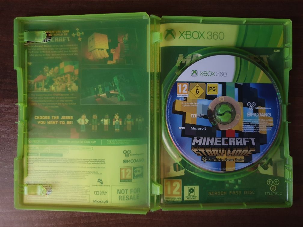 Minecraft & Minecraft Story Mode Xbox 360