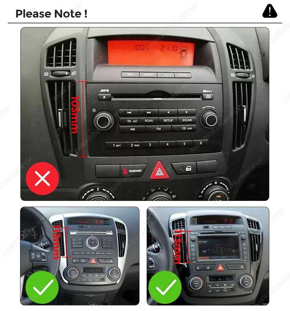 7 Inch Car Audio Radio For KIA CEED 2007-2009 Autoradio