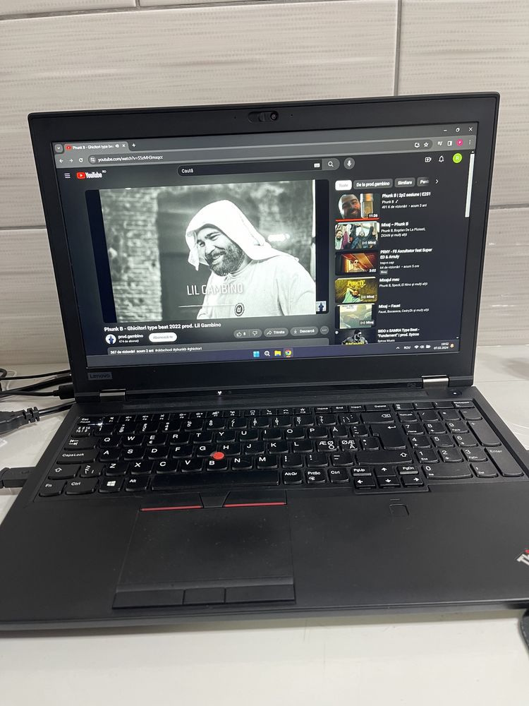 VAND SAU SCHIMB Lenovo ThinkPad P52 / 20MA i7-8850h-32GB Ram